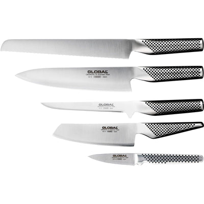 Se Global 5 dels knivsæt, KitchenOne's udvalgte ✔ Kæmpe udvalg i Global ✔ Meget billig fragt og hurtig levering: 1 - 2 hverdage - Varenummer: KTO-G-2215946 og barcode / Ean: på lager - Udsalg på Knivsæt Spar op til 54% - Over 1334 design mærker på udsalg