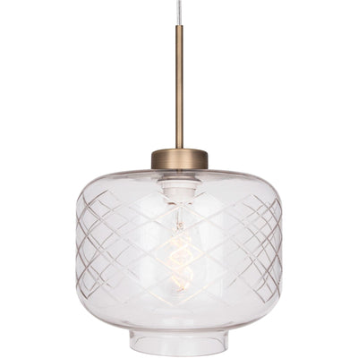 Se Globen Lighting Ritz Pendel, klar m/slebet mønster ✔ Kæmpe udvalg i Globen Lighting ✔ Meget billig fragt og hurtig levering: 1 - 2 hverdage - Varenummer: KTO-673551 og barcode / Ean: '7319436410554 på lager - Udsalg på Lampe Spar op til 67% - Over 1334 design brands på udsalg