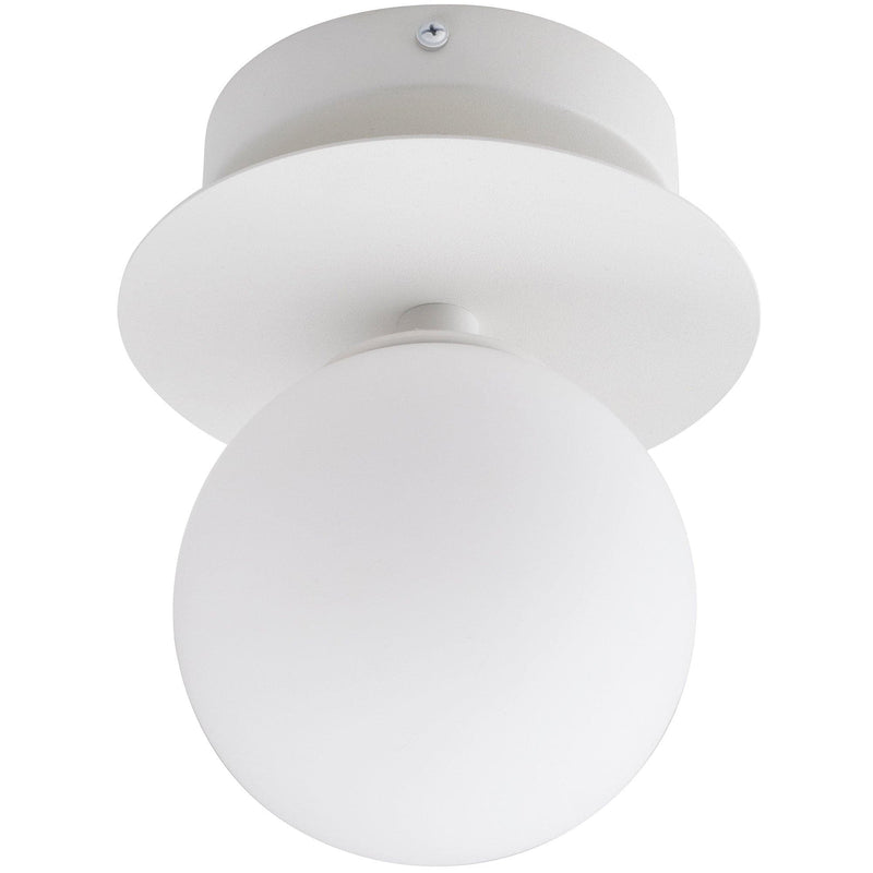 Se Globen Lighting Væglampe / loftslampe Art Deco 24 cm, hvid ✔ Kæmpe udvalg i Globen Lighting ✔ Meget billig fragt og hurtig levering: 1 - 2 hverdage - Varenummer: KTO-694218 og barcode / Ean: &