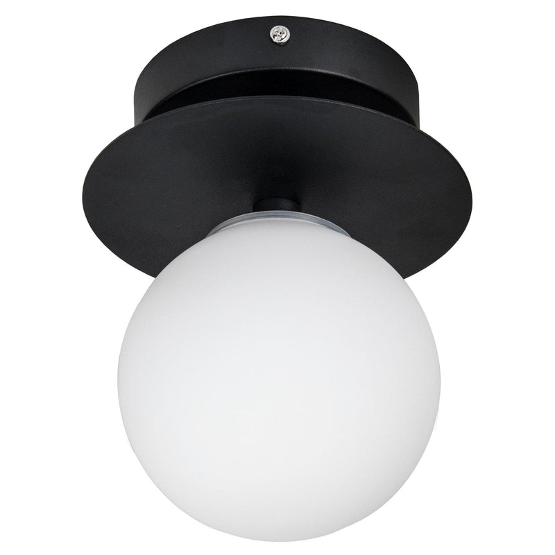Se Globen Lighting Væglampe / loftslampe Art Deco 24 cm, hvid/sort ✔ Kæmpe udvalg i Globen Lighting ✔ Meget billig fragt og hurtig levering: 1 - 2 hverdage - Varenummer: KTO-694208 og barcode / Ean: &