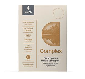 Se Glyc Complex 80 tabletter ✔ Kæmpe udvalg i Glyc - Køb online på udsalg og tilbud lige nu ✔ Lav fragtpris og hurtig levering - Varenummer: Helsegrossisten-54329 og 7394067200750 på lager - Udsalg på Gurkemeje > > Få op til 63% i rabat - Shop udsalg fra mere end 1.798 mærker