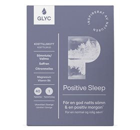Se Glyc Positive Sleep 40 tabletter ✔ Kæmpe udvalg i Glyc - Køb online på udsalg og tilbud lige nu ✔ Super billig fragt og lynhurtig levering - Varenummer: Helsegrossisten-54967 og 7394067200958 på lager - Udsalg på Kosttilskud > > Op til 57% rabat - Over 1.329 mærker på online udsalg