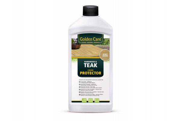 Se Golden Care Teak Protector - Honey brown - 1000 ml ❤ Billig fragt • Hurtig levering - Varenummer: Havemøbelland-DK3780 - Udsalg på DIVERSE - Plejemidler Spar helt op til 73% - Over 739 kendte brands på udsalg