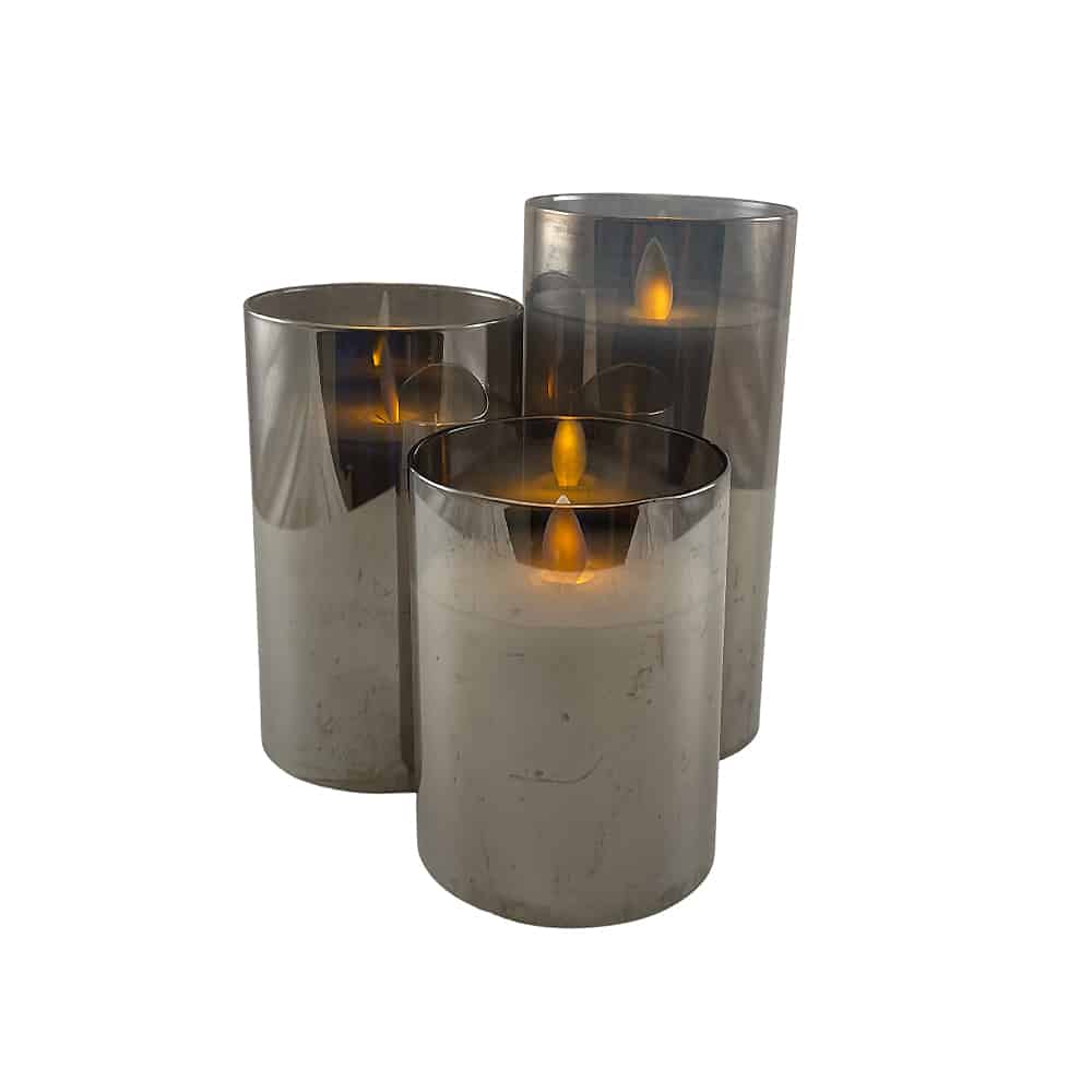 Se LED stearinlys i glas - 3 stk. - 12/15/17 cm - m/3D flamme - (flere farver) - Grå ✔ Kæmpe udvalg i Satana - Køb online på udsalg og tilbud lige nu ✔ Billig fragt • Hurtig levering - Varenummer: Satana-1161415 på lager - Udsalg på Personlig pleje > Ansigt > Lavera Store besparelser – op til 71% - Store besparelser på over 2.281 brands