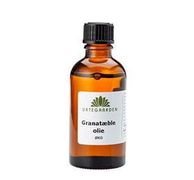 Se Urtegaarden Granatæbleolie ØKO 50ml. ✔ Kæmpe udvalg i  Urtegaarden - Køb online på udsalg og tilbud lige nu ✔ Hurtig levering: 1 - 2 Hverdage samt billig fragt - Varenummer: HG-52710 og barcode / Ean: 5709286480944 på lager - Udsalg på Personlig pleje > > Spar op til 63% - Over 1354 design brands på udsalg