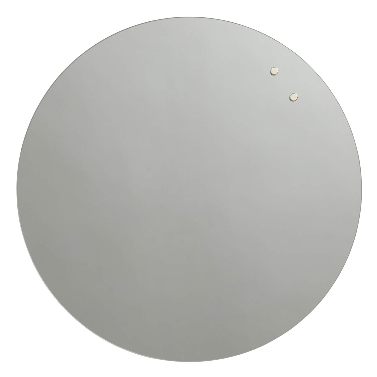 Rundt spejl i grafit tonet glas fra Naga, cirkel på 45 cm