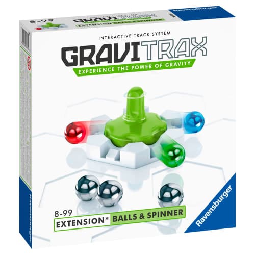 GraviTrax udvidelsespakke - Balls & Spinner - 8 dele