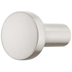 Häfele Design knopgreb H1340 med stort fladt hoved i børstet forniklet zinklegering