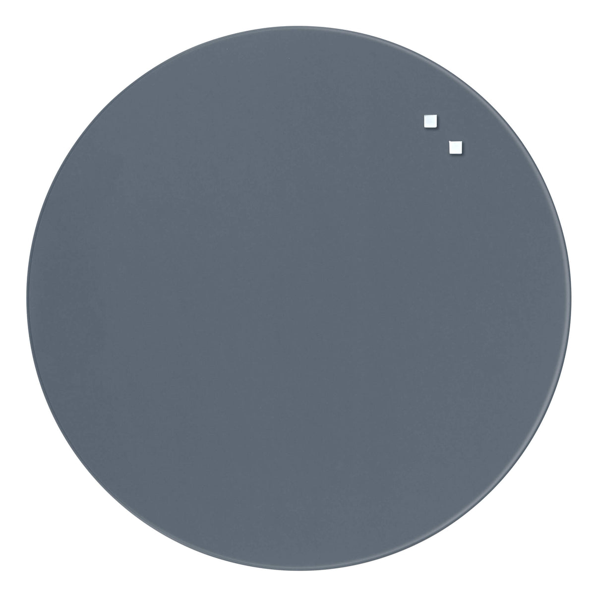 Rund grå magnetisk glastavle fra Naga, cirkel på 45 cm