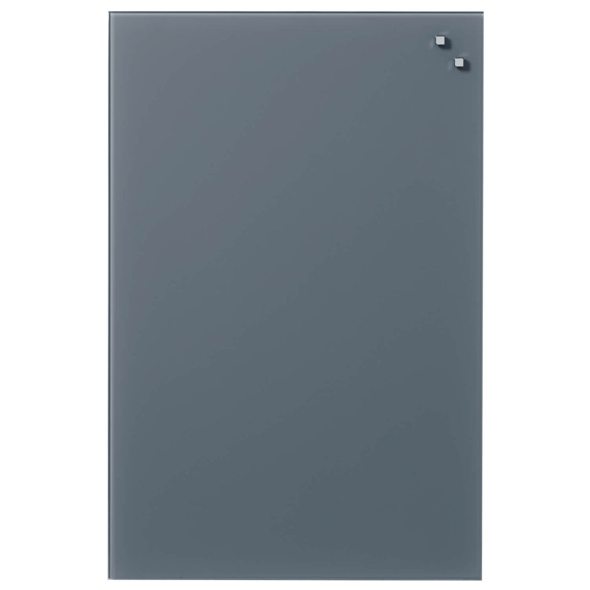 Grå magnetisk glastavle fra Naga i størrelsen 40 x 60 cm