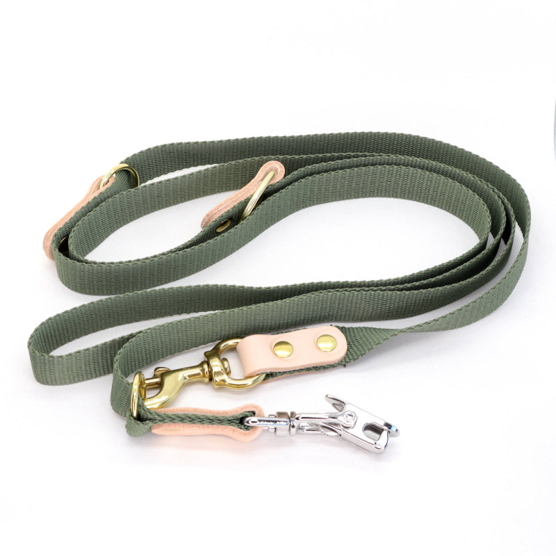 Grøn markprøveline hundesnor med quickudløser fra BLF-Hunting, 25 mm x 250 cm