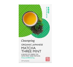 Se Clearspring Grøn te m. Matcha & Mint Ø 20br. ✔ Kæmpe udvalg i Clearspring - Køb online på udsalg og tilbud lige nu ✔ Super billig fragt og lynhurtig levering - Varenummer: Helsegrossisten-27804 og 5021554001577 på lager - Udsalg på Drikke > > Store besparelser – op til 77% - Spar stort på mere end 2.739 mærker