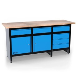 Güde Eco Line XL arbejdsbænk GW 6/2 med skuffer og kabinetter
