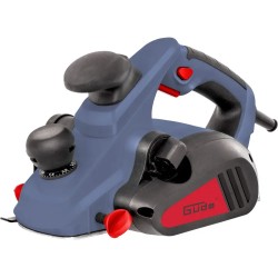 Güde håndholdt elhøvl, model HO 82-850, med 850 W motor og tilbehør