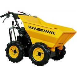 Güde mini dumper GAD 400.1/4x4 med firhjulstræk til tungt byggemateriale