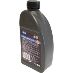 Flaske med Güde special tågesmøreolie HLP 46, 1 liter, til trykluftværktøj