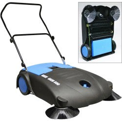 Güde Sweeper GMK 800 fejemaskine med sidebørster og drejelige hjul