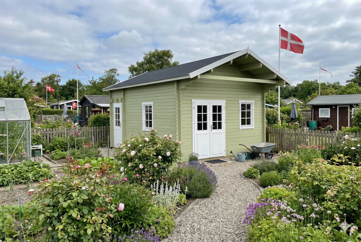 Havehus Gurli 1 på 24 m² i træ med hems