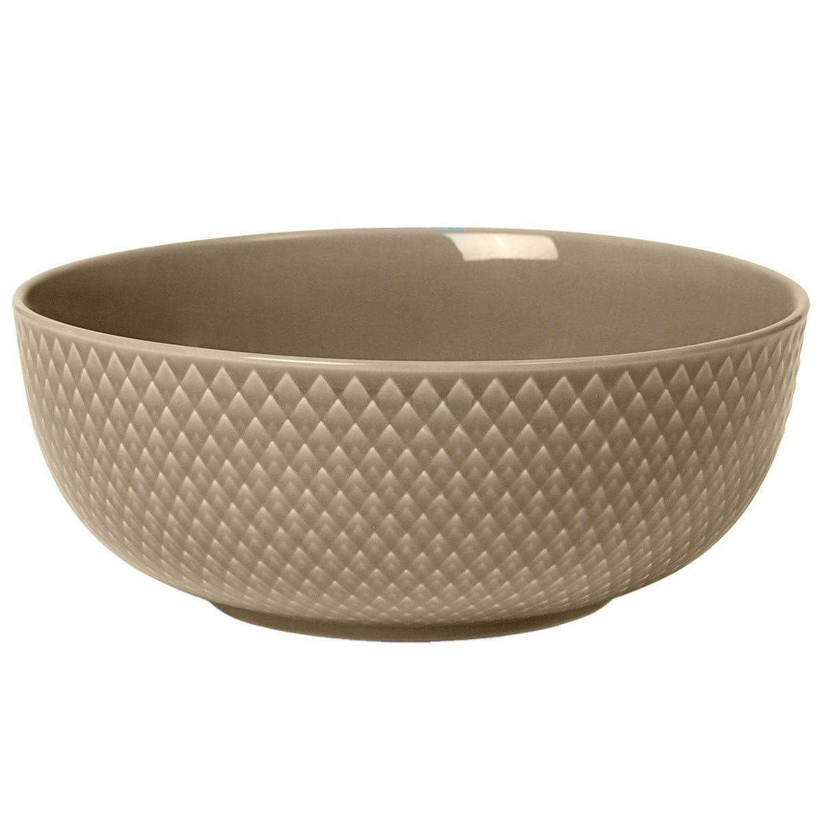 Lyngby porcelæn Rhombe Earth skål med en diameter på 15,5 cm