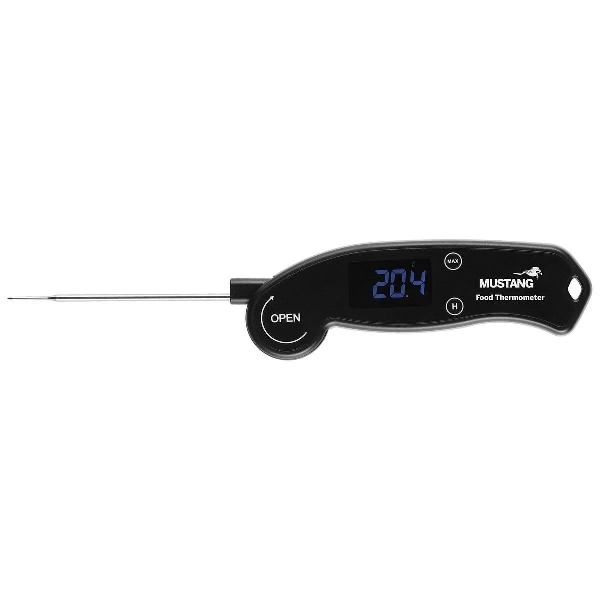 Mustang termometer med sammenklappelig temperatursensor til grill og køkken