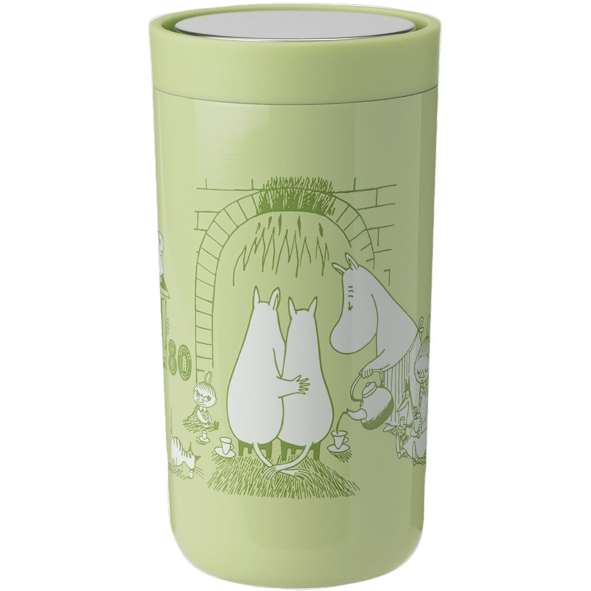 Stelton To Go Click termokrus på 0,2 liter i Moomin Home-design