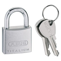 Abus Serie 64 Titalium hængelås med aluminiumsoverflade
