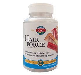Se KAL Hair Force 60 kap. ✔ Kæmpe udvalg i KAL - Køb online på udsalg og tilbud lige nu ✔ Billig fragt og hurtig levering - Varenummer: Helsegrossisten-25492 og 21245781790 på lager - Udsalg på Sundhed > Solaray > Hår Spar stort – op til 71% - Eksklusivt udsalg på over 2.739 mærker