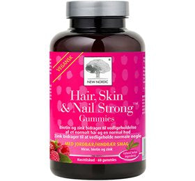 Se New Nordic Hair, Skin & Nail Strong Gummies 60 stk ✔ Kæmpe udvalg i New Nordic - Køb online på udsalg og tilbud lige nu ✔ Super billig fragt og lynhurtig levering - Varenummer: Helsegrossisten-45197 og 5021807010127 på lager - Udsalg på Sundhed > Hår > Hud Spar stort – op til 59% - Over 2.739 kendte mærker på stort udsalg
