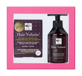 Se New Nordic Hair Volume Gaveæske - værdi 396,- Hair Volume 30 tab + Shampoo 250 ml ✔ Kæmpe udvalg i New Nordic - Køb online på udsalg og tilbud lige nu ✔ Super billig fragt og lynhurtig levering - Varenummer: Helsegrossisten-81184 og 5021807006458 på lager - Udsalg på Sundhed > Mærker > New Nordic Spar helt op til 79% - Over 739 kendte mærker på udsalg