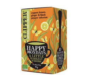 Se Clipper Happy Mondays Te Ø 20br. ✔ Kæmpe udvalg i Clipper - Køb online på udsalg og tilbud lige nu ✔ Hurtig levering til lave fragtpriser - Varenummer: Helsegrossisten-26455 og 5021991941764 på lager - Udsalg på Drikke > > Store besparelser – op til 71% - Store besparelser på over 2.739 mærker