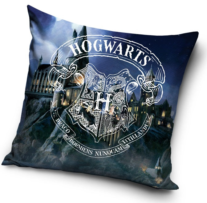 Harry Potter Hogwarts pude i størrelsen 40 x 40 cm