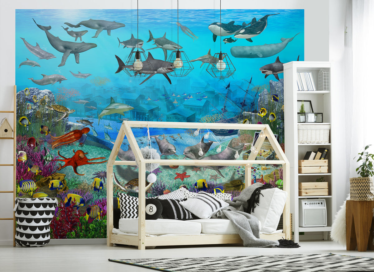 Se Hav Eventyrs tapet 243 x 305 cm ✔ Kæmpe udvalg i Walltastic - Køb online på udsalg og tilbud lige nu ✔ Hurtig levering til lave fragtpriser - Varenummer: MMAction-19847068 og 5060107047068 på lager - Udsalg på Tapet til børneværelset Spar helt op til 73% - Over 739 kendte mærker på udsalg