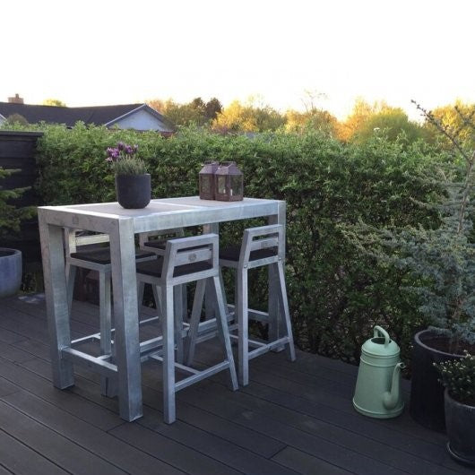 Se Rock-Solid - barbord i galvaniseret stål, uden hjul, 67 x 124 x højde 100 cm ❤ Kæmpe udvalg i 3-nordic - Køb online på udsalg og tilbud lige nu ❤ Hurtig levering til lave fragtpriser - Varenummer: 3-nordic-2427 og barcode / Ean: på lager - Udsalg på Haven - Havemøbler - Borde til haven - Barborde Store besparelser – op til 77% - Store besparelser på over 2.281 brands