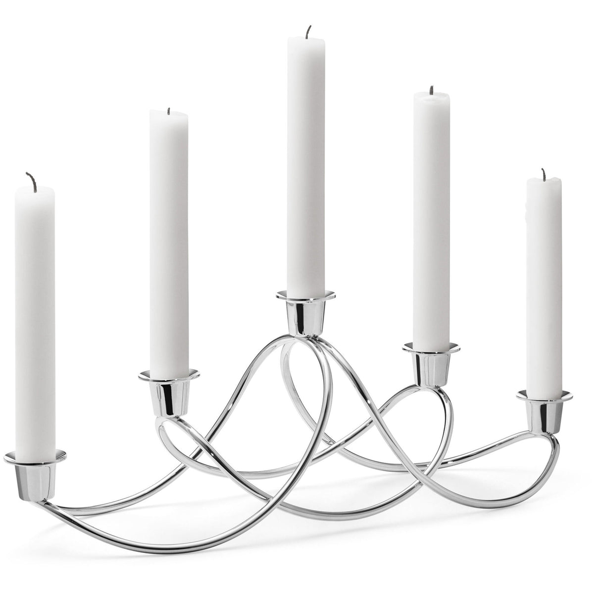Harmony lysestage i udførelsen Mirror fra Georg Jensen
