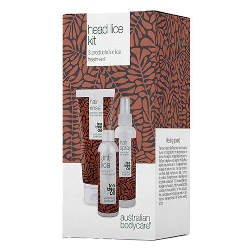Se Australian Bodycare Head Lice Kit - Værdi 404,95 Anti Lice, Hair Rinse Shampoo, Hair Spray ✔ Kæmpe udvalg i Australian Bodycare - Køb online på udsalg og tilbud lige nu ✔ Super billig fragt og lynhurtig levering - Varenummer: Helsegrossisten-54486 og 5709455014772 på lager - Udsalg på Personlig pleje > Hår > Hårpleje/Kur Spar stort – op til 71% - Over 2.739 kendte mærker på stort udsalg