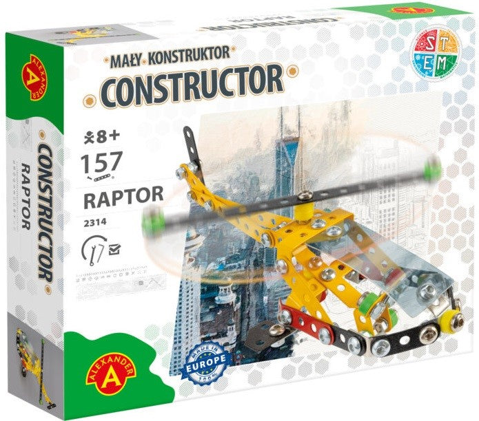 Se Heli Metal Konstruktionsbyggesæt - RAPTOR ✔ Kæmpe udvalg i Alexander - Køb online på udsalg og tilbud lige nu ✔ Super billig fragt og lynhurtig levering - Varenummer: MMAction-2182314 og 5906018023145 på lager - Udsalg på Metal Konstruktionsbyggesæt Spar helt op til 73% - Over 739 kendte mærker på udsalg