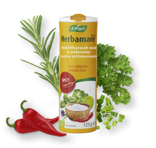 Se A.Vogel Herbamare Spicy Urtesalt (125 g) ✔ Kæmpe udvalg i A. Vogel - Køb online på udsalg og tilbud lige nu ✔ Billig fragt • Hurtig levering - Varenummer: Helsegrossisten-5370 og 7610313417223 på lager - Udsalg på Mad & drikke > > Få op til 67% i rabat - Tusindvis af varer fra over 2.739 mærker
