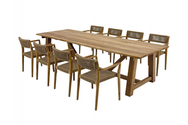 Se Hercules Manja Teak havemøbelsæt m/8 stole - 100x290 cm ❤ Kæmpe udvalg i KERNETEAK - Køb online på udsalg og tilbud lige nu ❤ Hurtig levering til lave fragtpriser - Varenummer: Havemøbelland-DK4072 - Udsalg på HAVEMØBELSÆT - Teak havemøbelsæt Op til 57% rabat - Kendte mærker på udsalg – over 1.329 brands