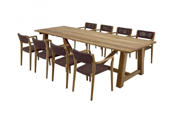 Se Hercules Tonka Teak havemøbelsæt m/8 stole - 100x290 cm ❤ Kæmpe udvalg i KERNETEAK - Køb online på udsalg og tilbud lige nu ❤ Hurtig levering til lave fragtpriser - Varenummer: Havemøbelland-DK4066 - Udsalg på HAVEMØBELSÆT - Teak havemøbelsæt Spar helt op til 73% - Over 739 kendte brands på udsalg