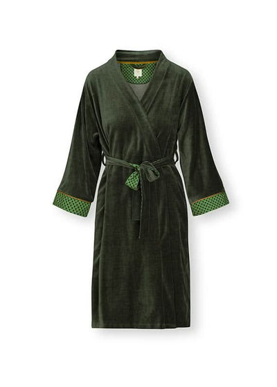 Se Pip Studio Kimono Solid Nicky Velvet Green-X-Large på udsalg! Billigt tilbud, hurtig levering (1-2 hverdage) & billig fragt. Spar op til 63%!