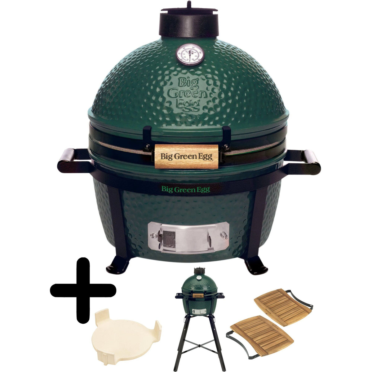Big Green Egg MiniMax kamadogrill som komplet pakke+ med tilbehør