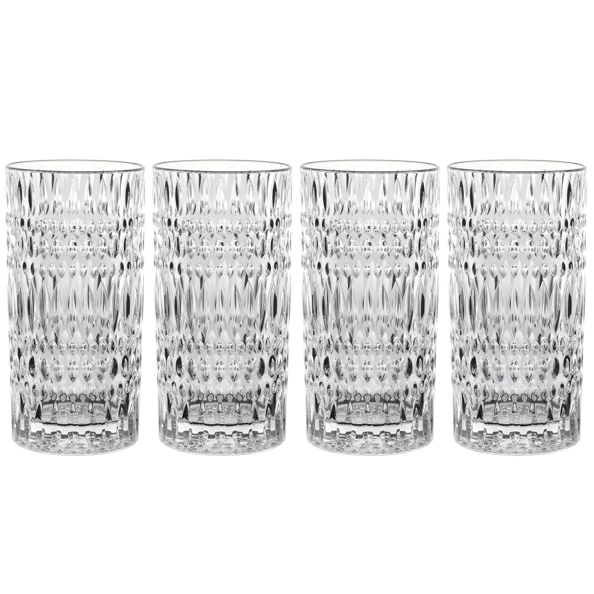 Fire Nachtmann Ethno longdrinkglas på 43,4 cl med mønstret overflade