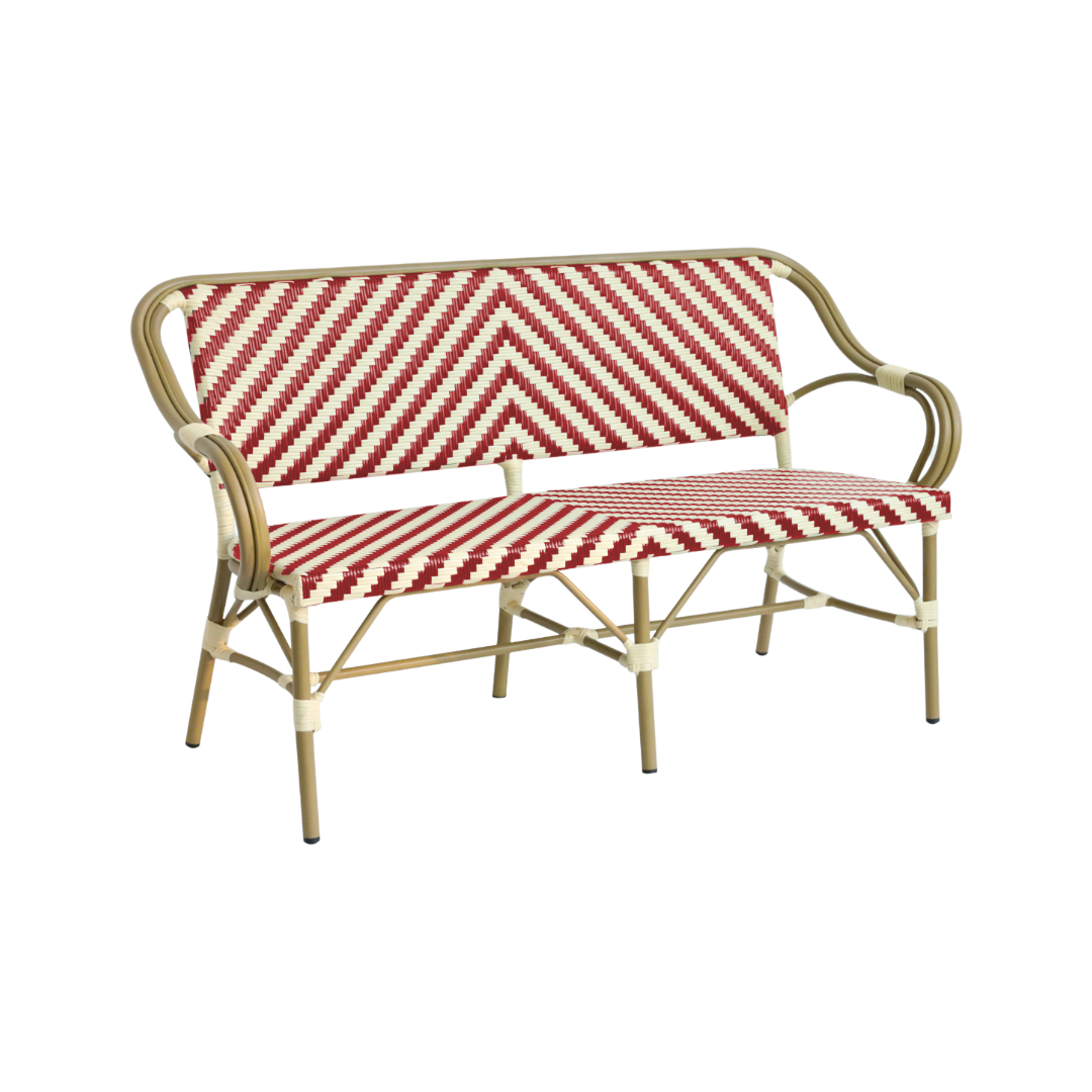 Se Paris - Cafébænk m. armlæn - Flet - Rød-beige ❤ Kæmpe udvalg i Zederkof - Køb online på udsalg og tilbud lige nu ❤ Lav fragtpris og hurtig levering - Varenummer: Zederkof-893481 - Udsalg på Udendørs - Udendørs Stole - Cafébænke Store besparelser – op til 67% - Store besparelser på over 2.281 brands