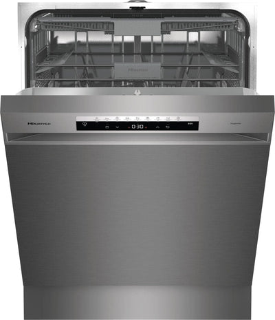 Se Hisense Dishwasher HU663C60BX (Dark grey metallic) ✔ Kæmpe udvalg i Hisense ✔ Meget billig fragt og hurtig levering: 1 - 2 hverdage - Varenummer: ELG-626968 og barcode / Ean: '3838782616136 på lager - Udsalg på Opvaskemaskine Spar op til 52% - Over 1150 kendte brands på udsalg