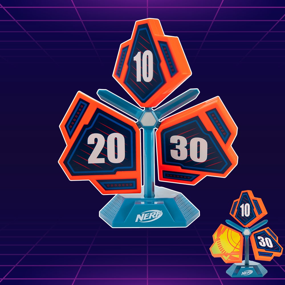 Se Nerf Elite Hit N' Spin Target (Kan også bruges til Gel Blasters) ✔ Kæmpe udvalg i Satana - Køb online på udsalg og tilbud lige nu ✔ Hurtig levering til lave fragtpriser - Varenummer: Satana-1340491 på lager - Udsalg på Sundhed > Energi > Få op til 63% i rabat - Shop populære mærker fra over 2.739 brands