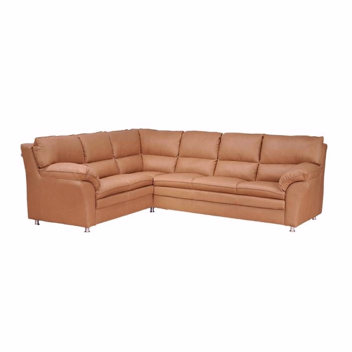 Palma hjørnesofa i beige okselæder fra Hjort Knudsen