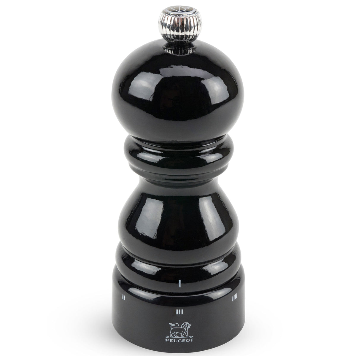 Sortlakeret Peugeot Paris u'Select saltkværn på 12 cm