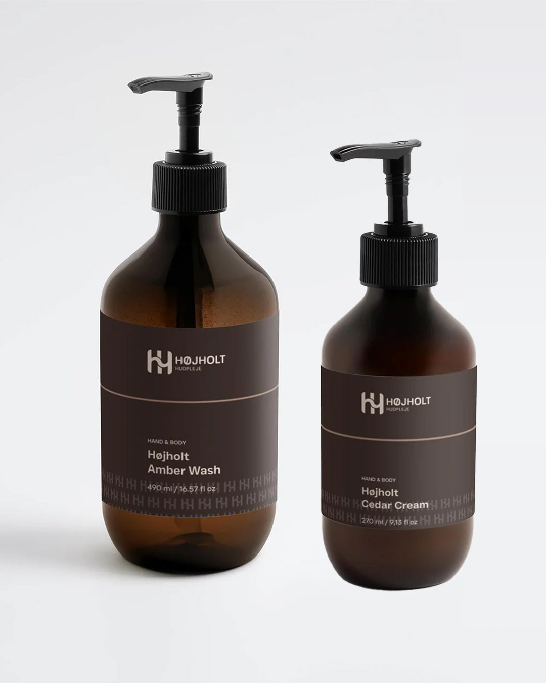 Højholt Hudpleje sæt med Amber Wash og Cedar Cream