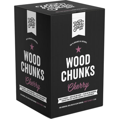 Se Holy Smoke BBQ Wood Chunks 3 kg, cherry ✔ Kæmpe udvalg i Holy Smoke BBQ ✔ Meget billig fragt og hurtig levering: 1 - 2 hverdage - Varenummer: KTO-HSBBQ-3-SWCHER og barcode / Ean: '7350142030087 på lager - Udsalg på Røgeflis Spar op til 63% - Over 1312 kendte brands på udsalg