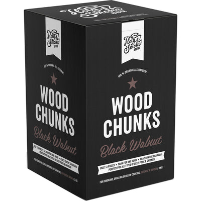 Se Holy Smoke BBQ Wood Chunks 3 kg, walnut ✔ Kæmpe udvalg i Holy Smoke BBQ ✔ Meget billig fragt og hurtig levering: 1 - 2 hverdage - Varenummer: KTO-HSBBQ-3-SWWAL og barcode / Ean: '7350142030070 på lager - Udsalg på Røgeflis Spar op til 61% - Over 1312 kendte brands på udsalg